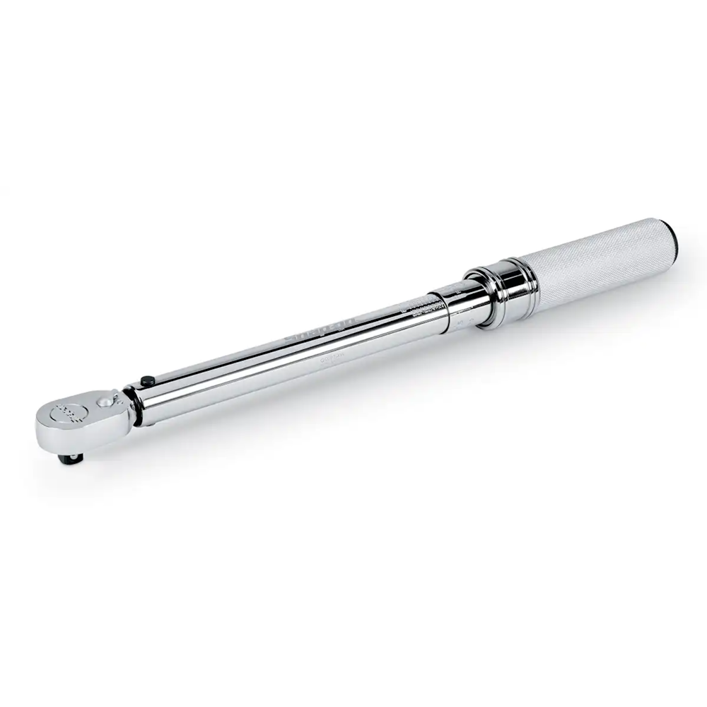 Snap-on 3/8″ Drive SAE Adjustable Click-Type Fixed Ratchet Torque Wrench (20–100 ft-lb)
