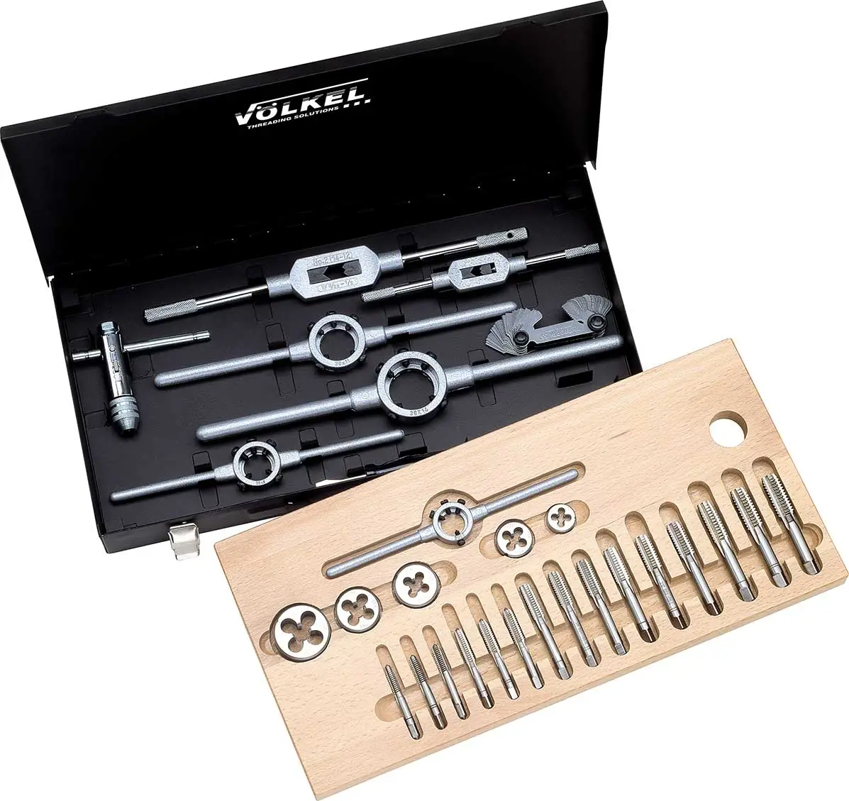 Hand taps and round dies (set of 55 pcs.) M 5 – M 20